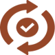 Icon representing local ownership and customer connection